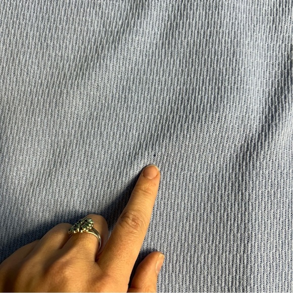 We The Free Periwinkle Long Sleeve Thermal with Patterned Trim - Picture 9 of 9